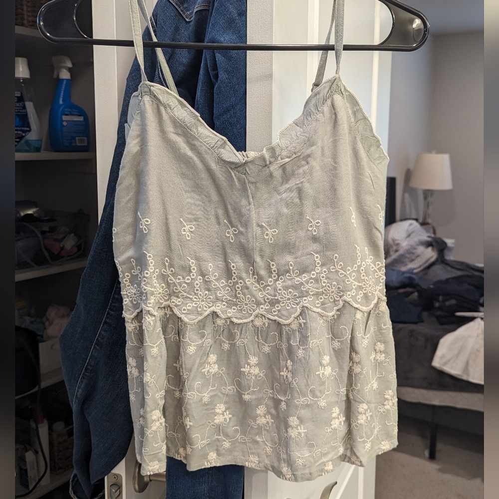 Embroidered top